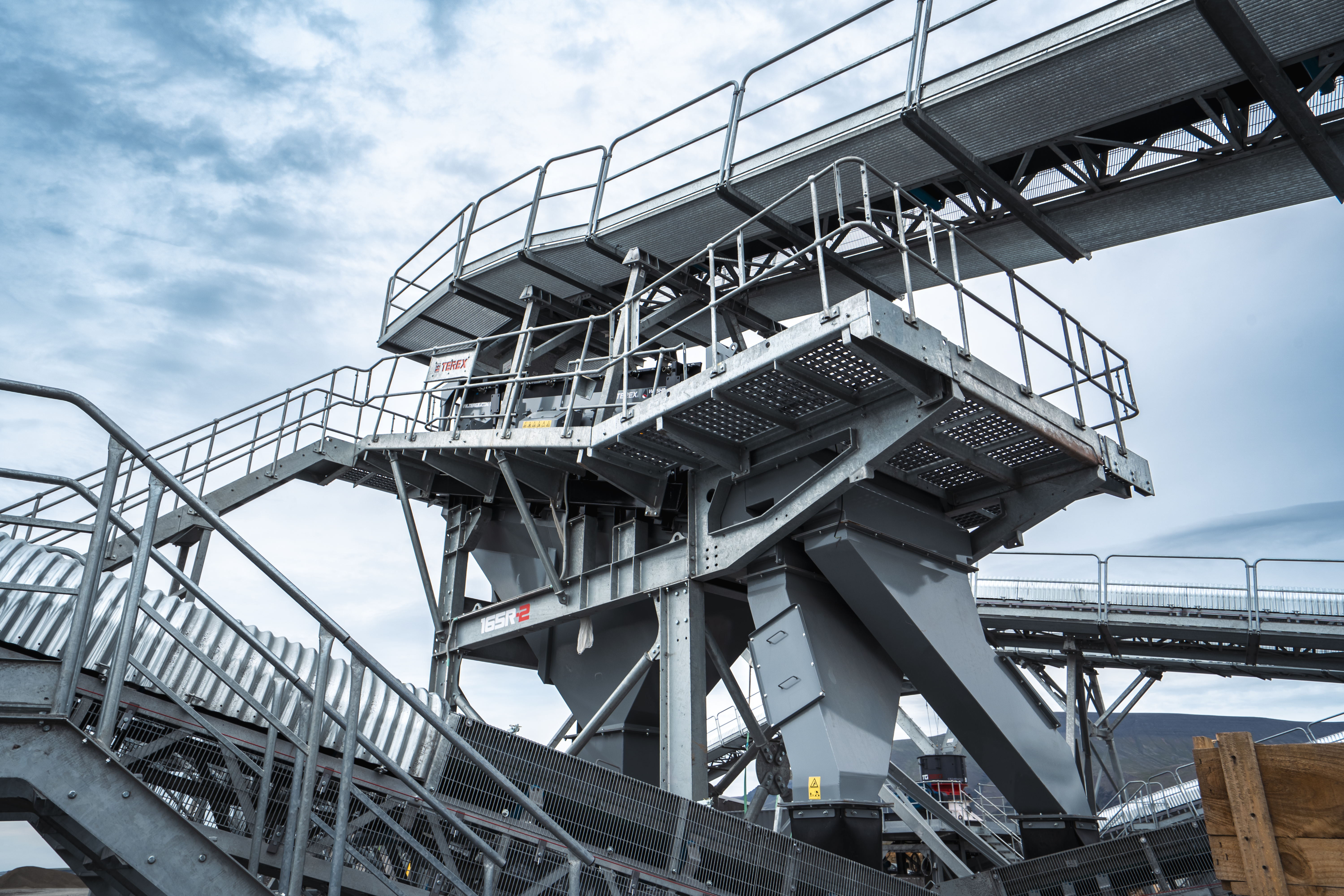 Malarflokkunar- og vinnslulína Björgunar