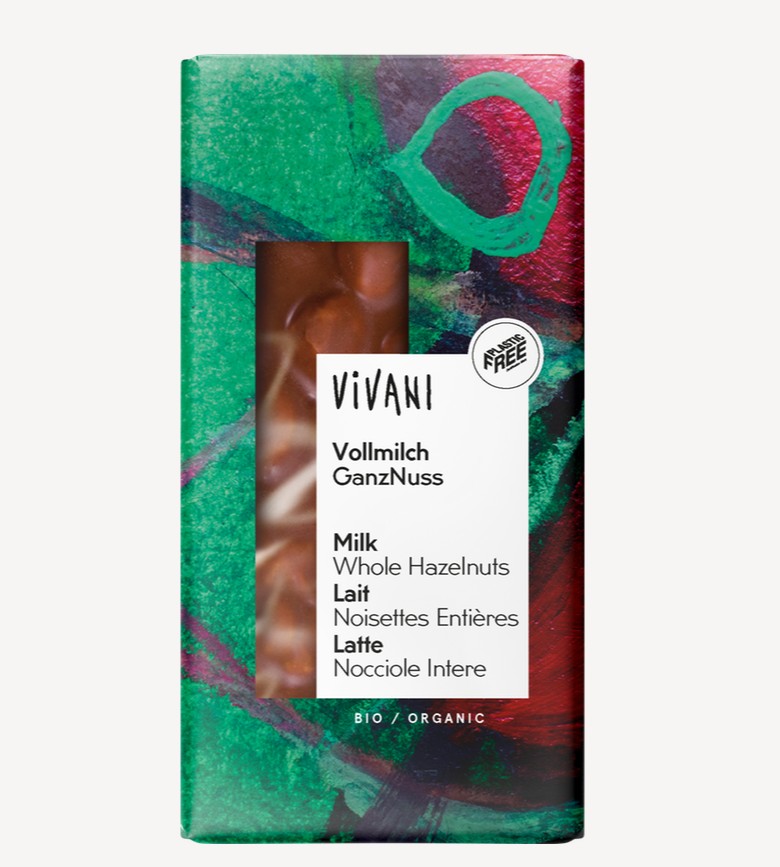 Chocolat lait noisette entière