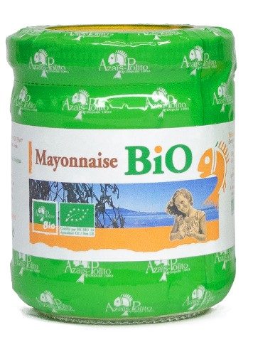 Mayonnaise bio aïoli Azais Polito