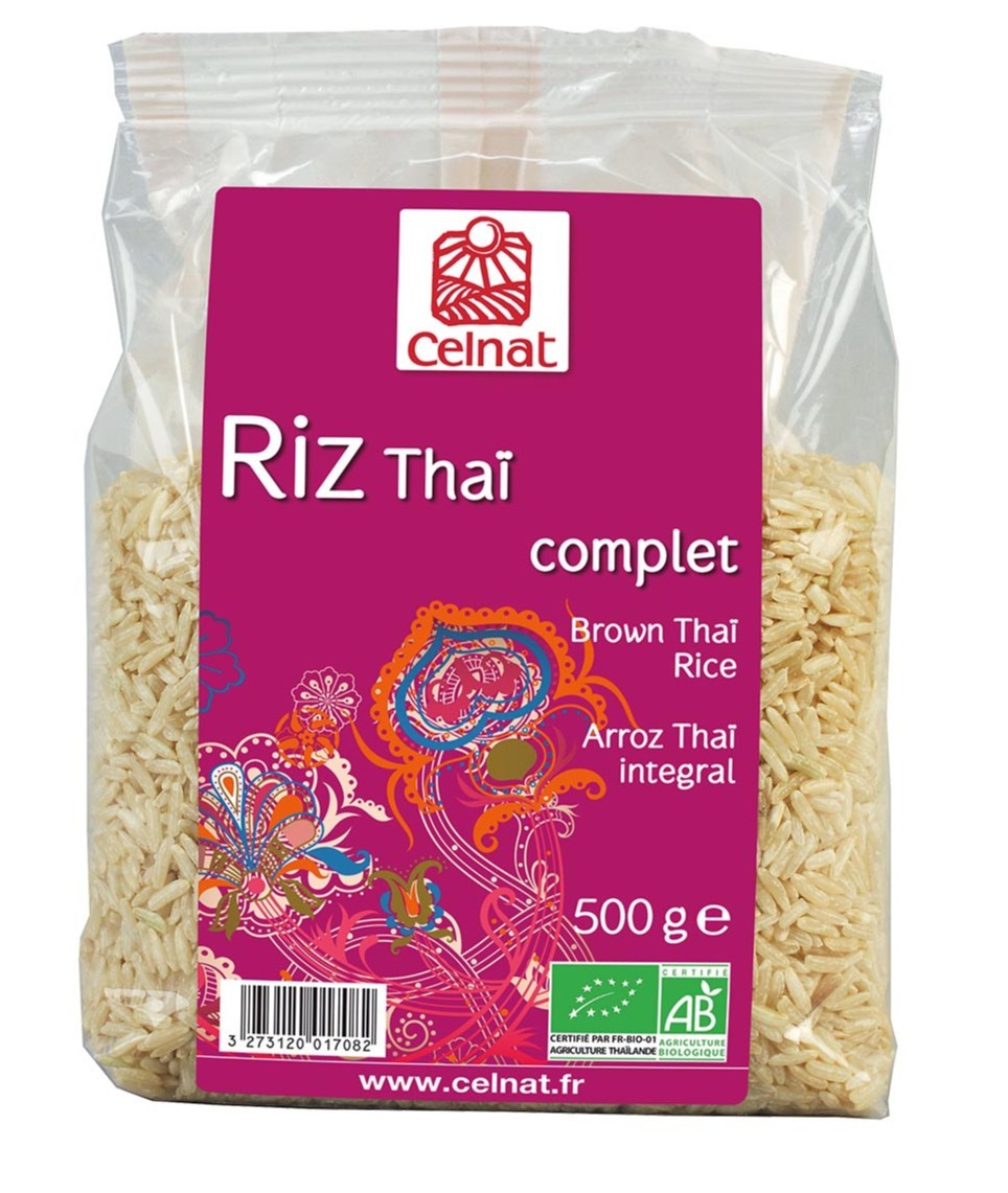 Riz thai complet 500g Celnat