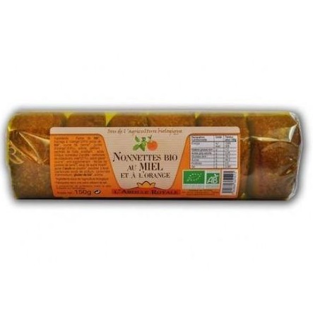 abeille-royale-nonnettes-miel-orange-150g