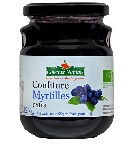 confiture myrtille coteaux nantais