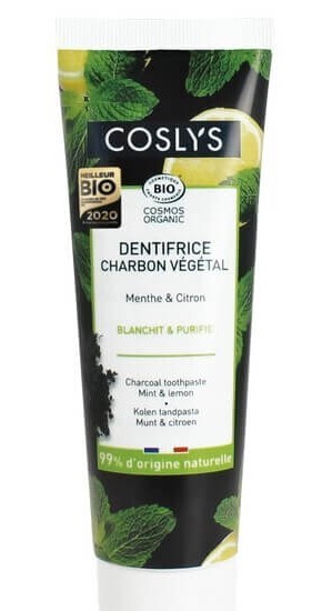 coslys-dentifrice-charbon-vegetal-menthe-citron-100g 2