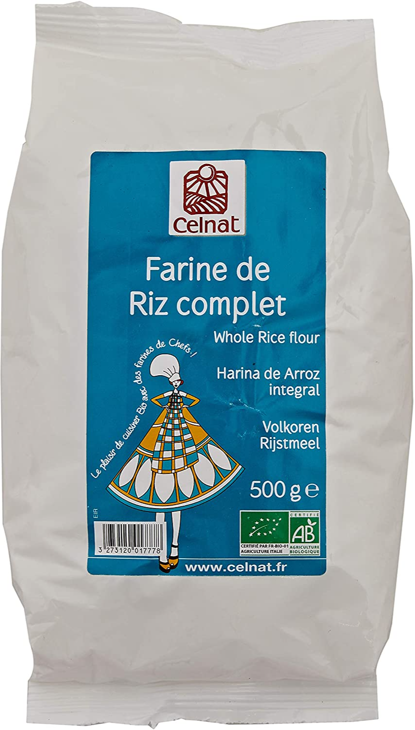 farine riz complet 500g