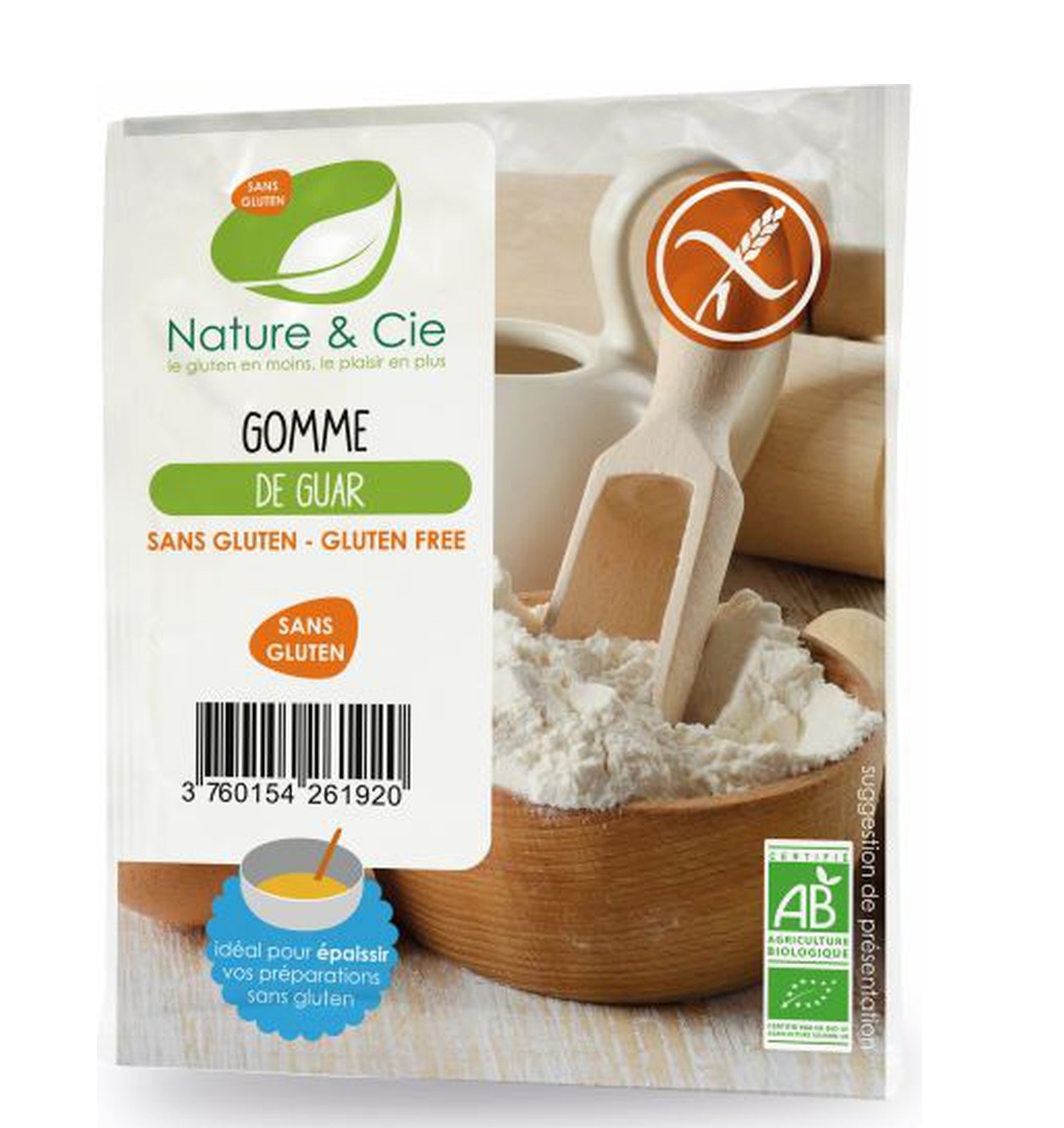 gomme de guar 30g