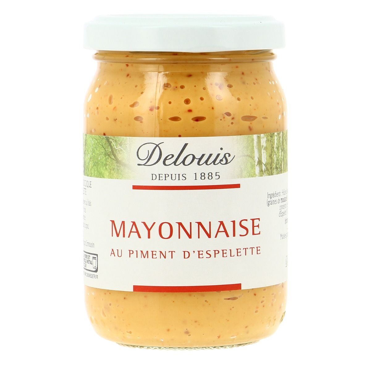 mayonnaise au piment espelette 180g delouis