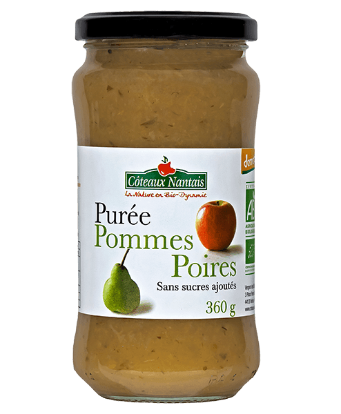 purée pommes poires 360g