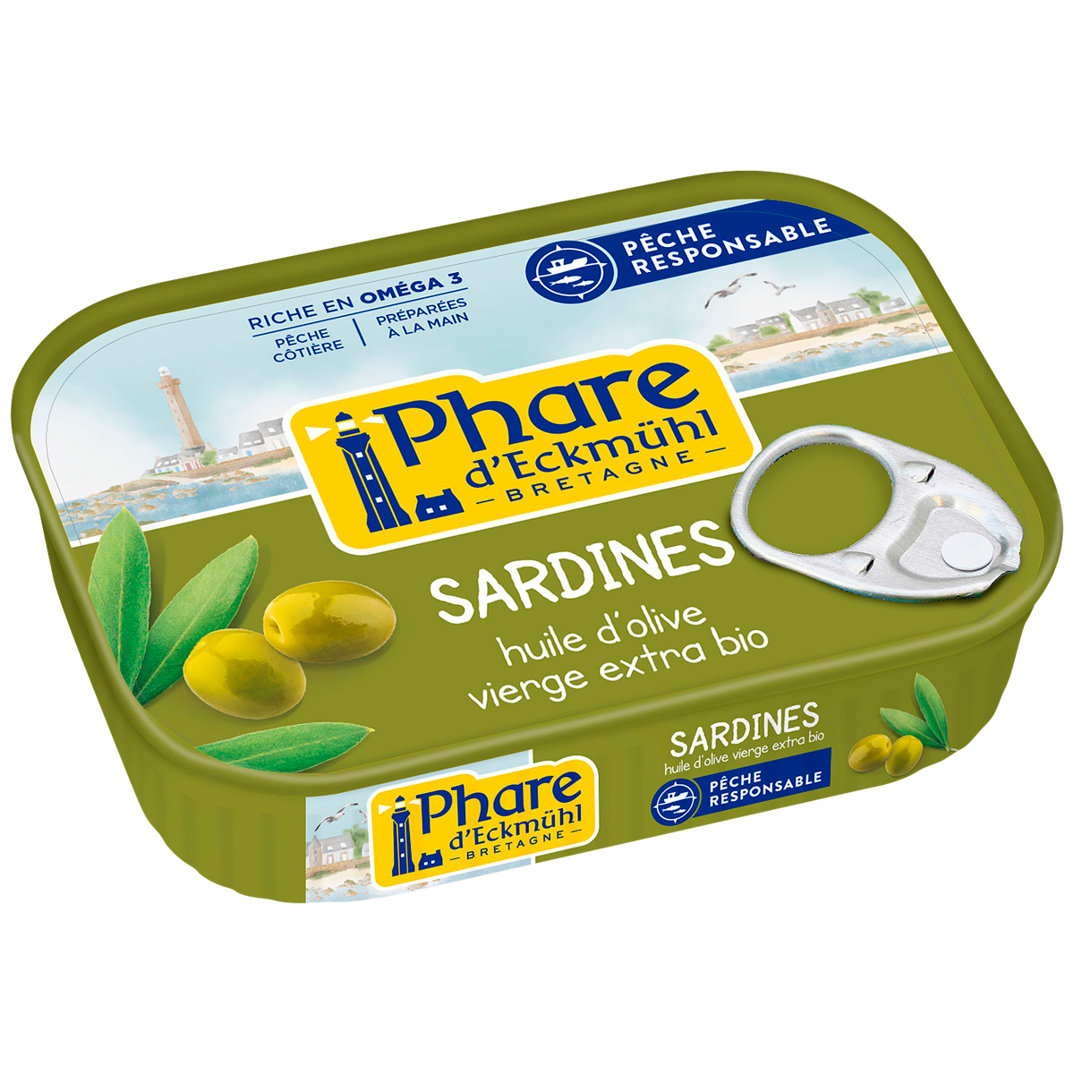 sardines à l'huile d'olive bio