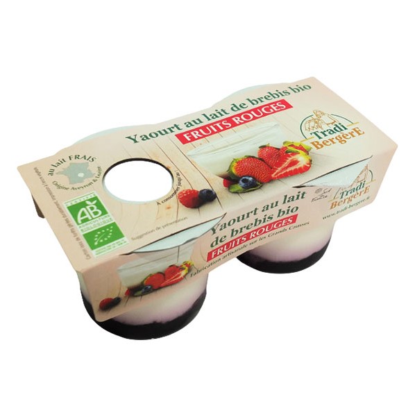 tradi-bergere-yaourt-brebis-fruits-rouges-2x100g