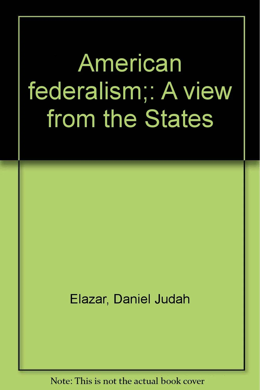 A View from the States