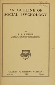 An Outline of Social Psychology