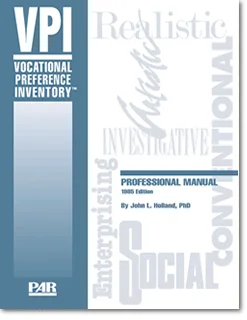 Manual for the Holland Vocational Preference Inventory