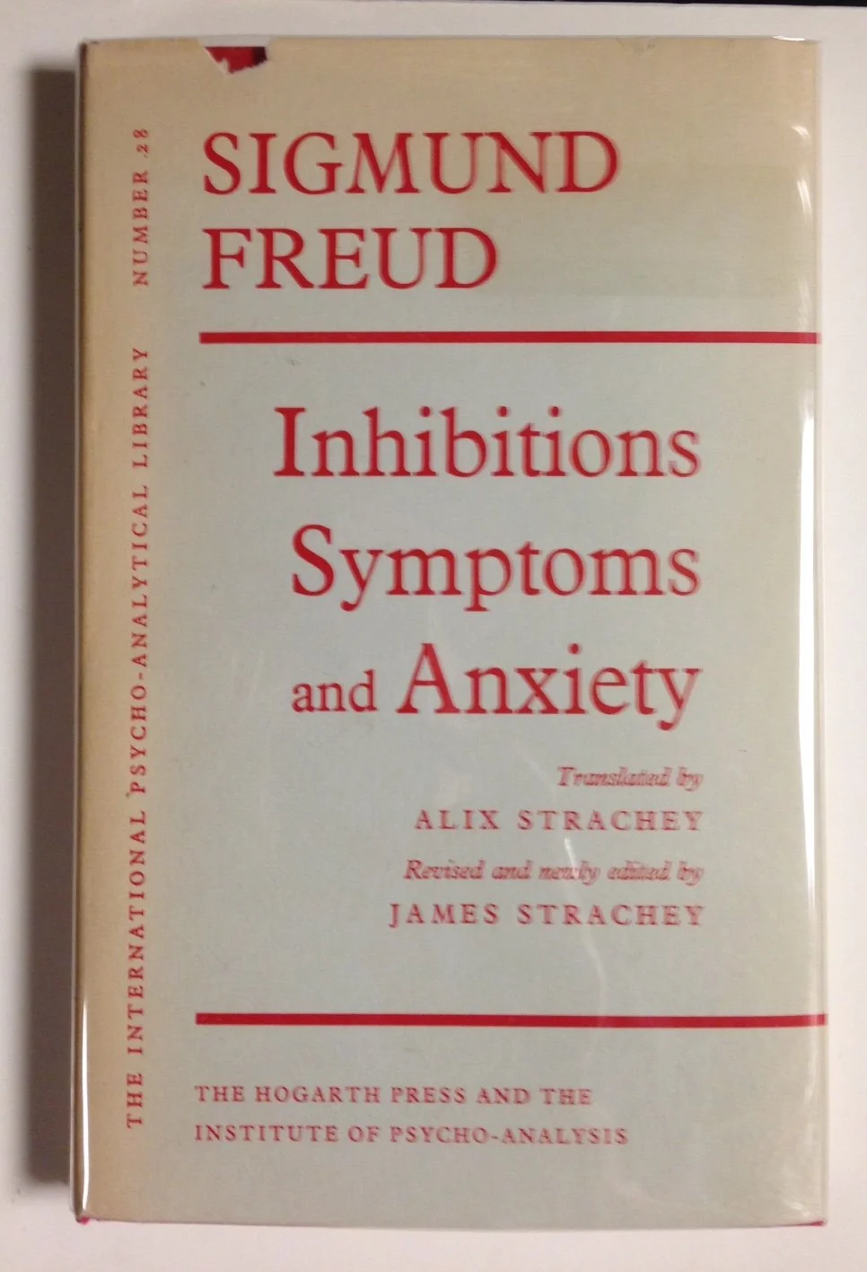 Inhibitions, Symptoms and Anxiety