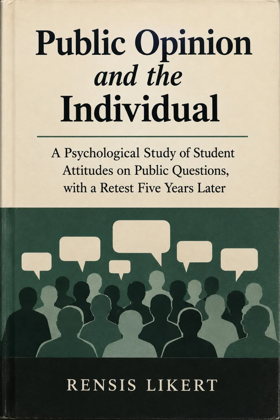 Public Opinion and the Individual: A Psychological Study of Student Attitudes on Public Questions, with a Retest Five Years Later
