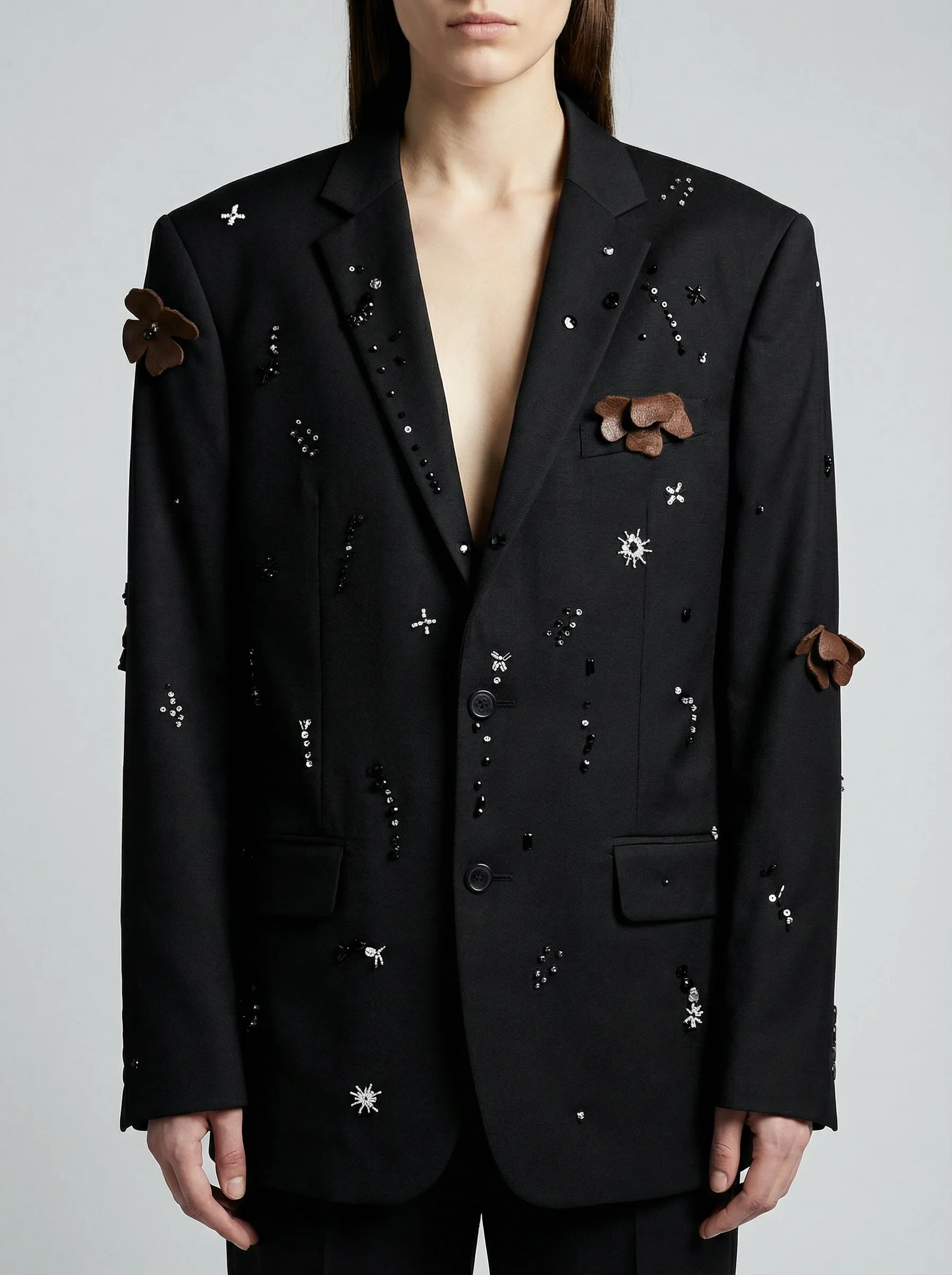 ABUNDANCE — Upcycled one-of-one blazer, view 2