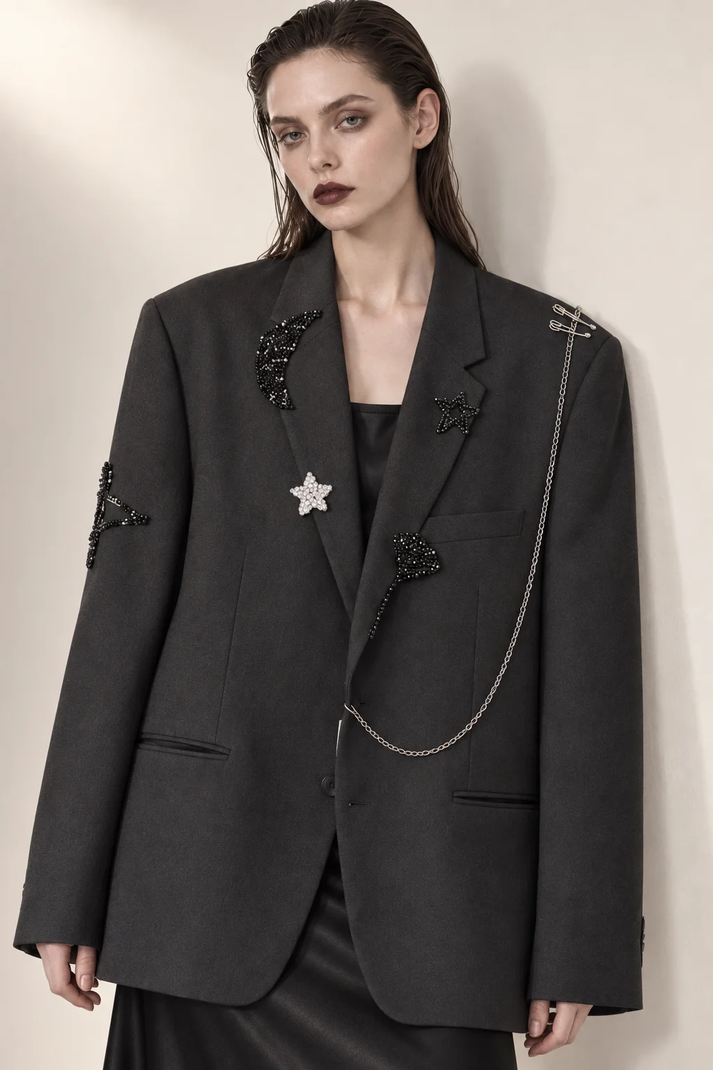 ECLIPSE — Upcycled one-of-one blazer, view 5