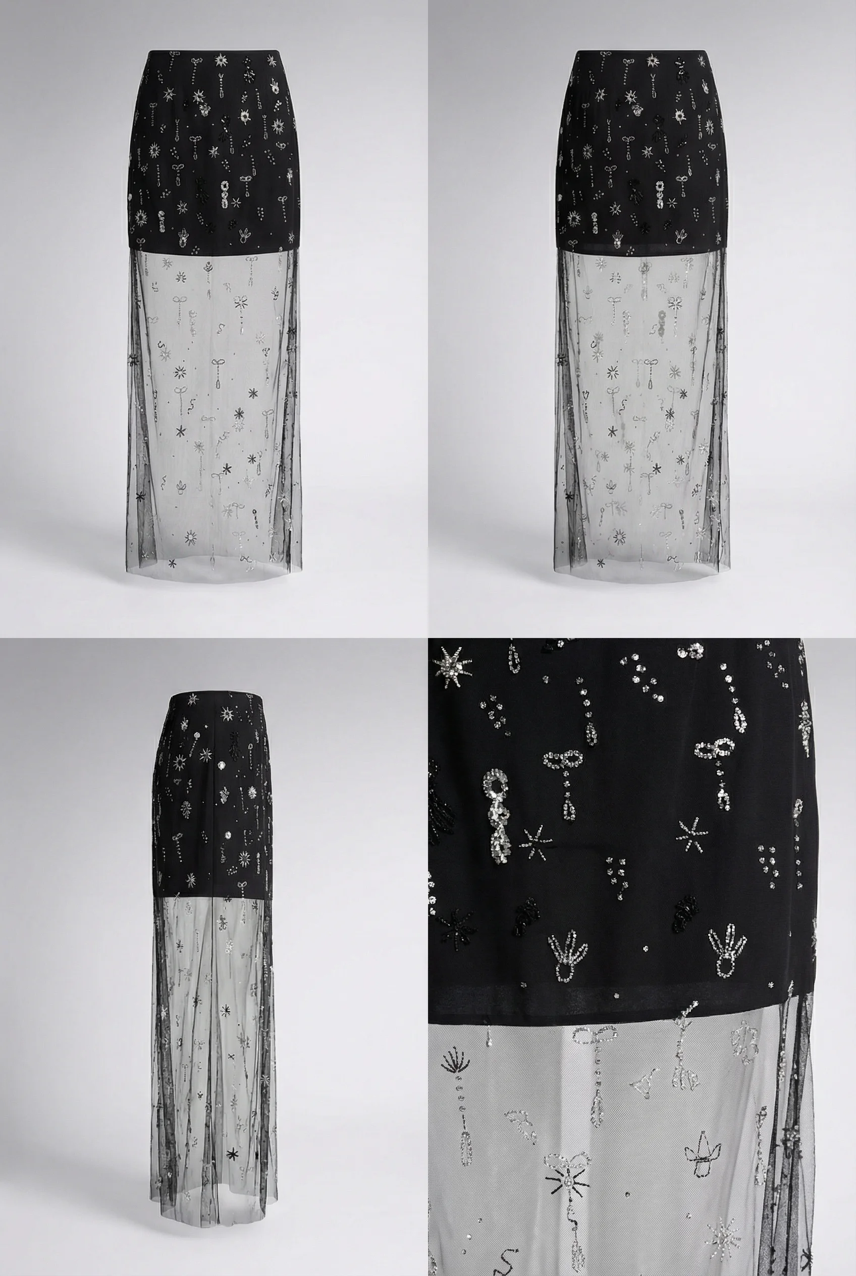 GROUNDED — Upcycled one-of-one skirt, view 2