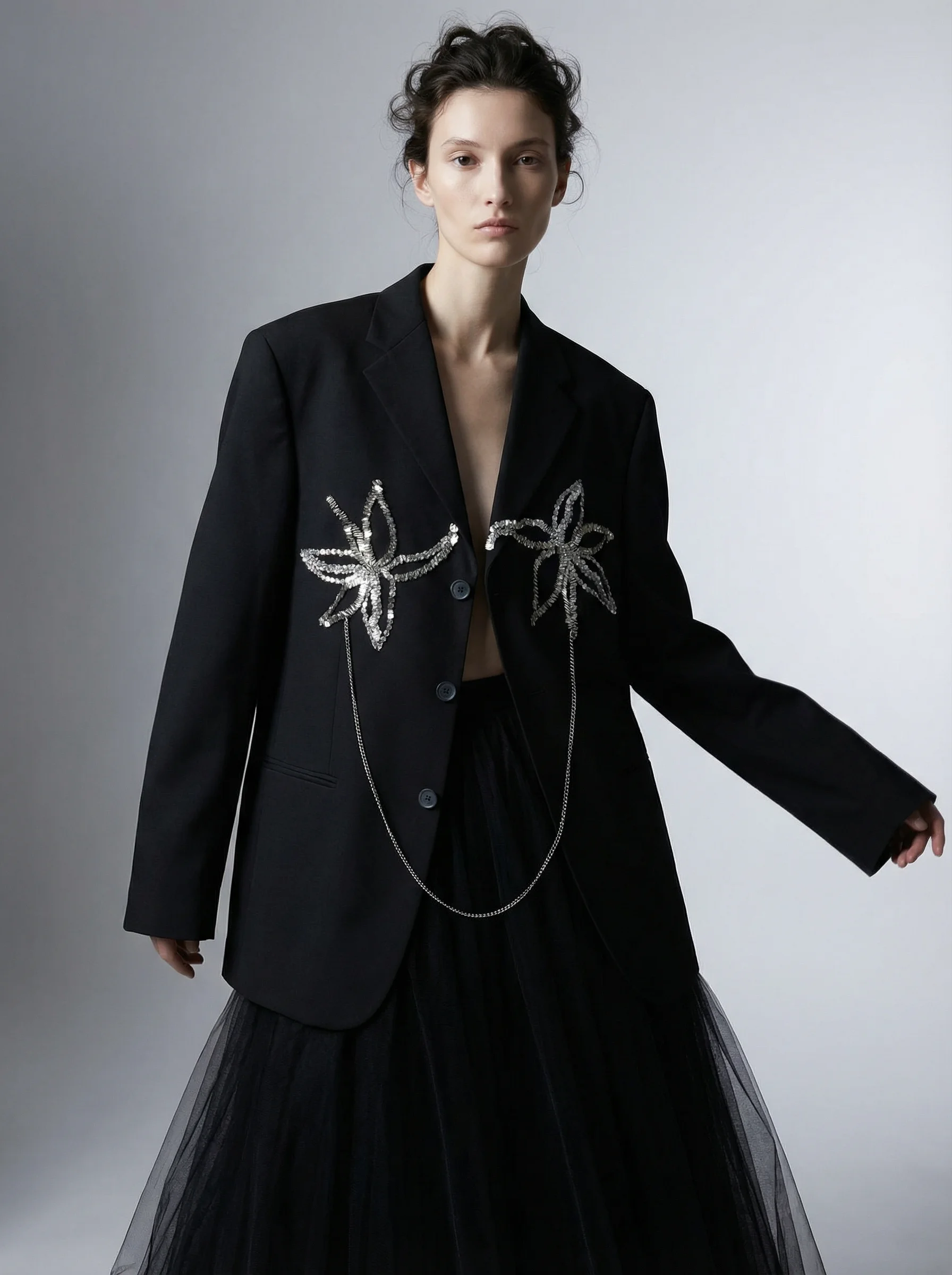 POINTS OF LIGHT — Upcycled one-of-one blazer