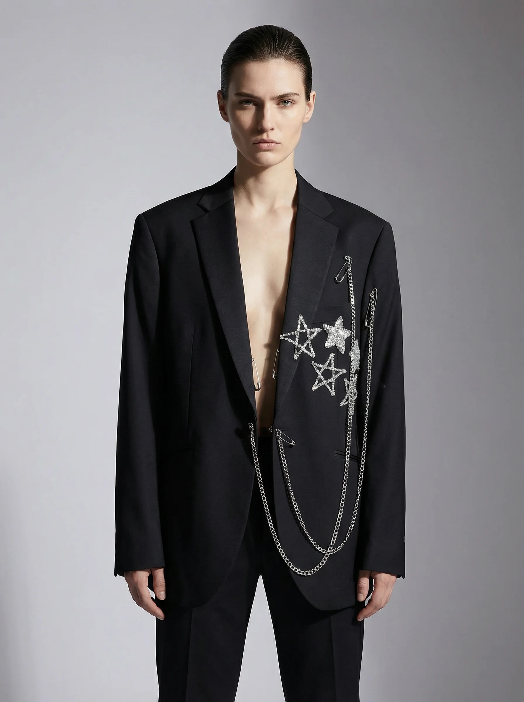 RAW GESTURE — Upcycled one-of-one blazer