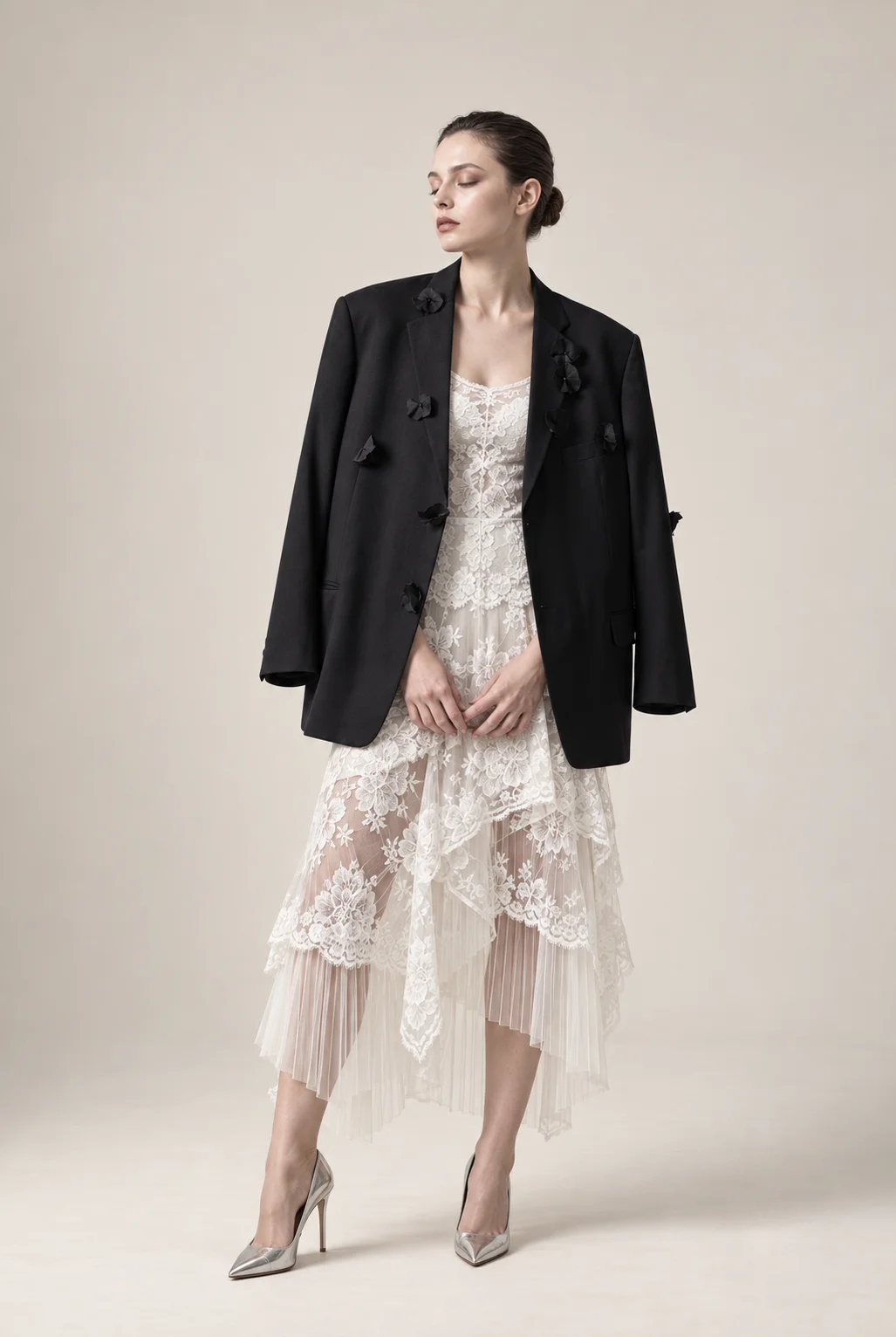 REVERIE — Upcycled one-of-one blazer, view 2