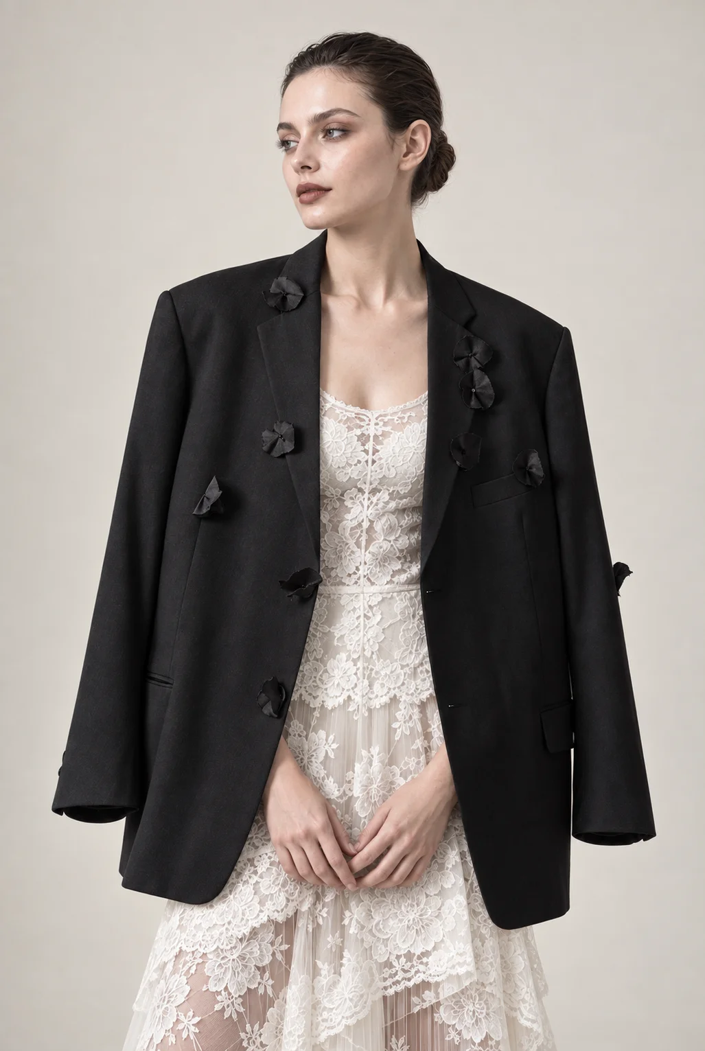 REVERIE — Upcycled one-of-one blazer, view 4