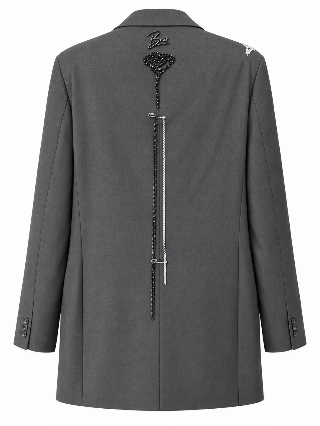 TIDE — Upcycled one-of-one blazer, view 4