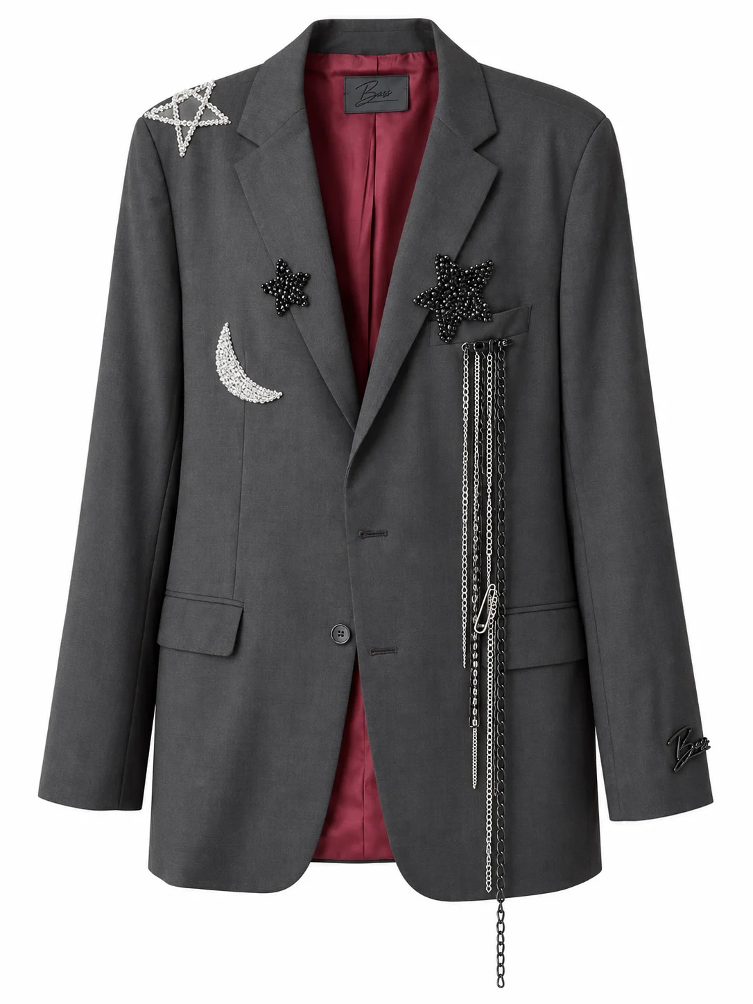TIDE — Upcycled one-of-one blazer, view 3