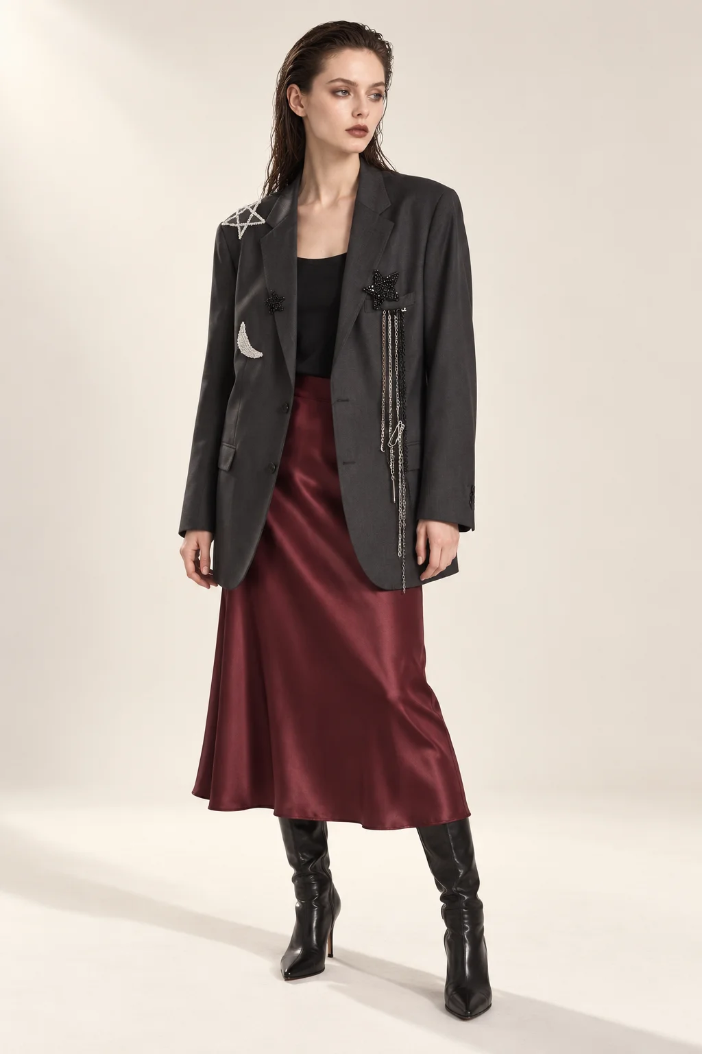 TIDE — Upcycled one-of-one blazer, view 5
