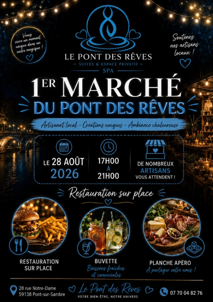 1er Marché du Pont des Rêves à Pont-sur-Sambre — Événement