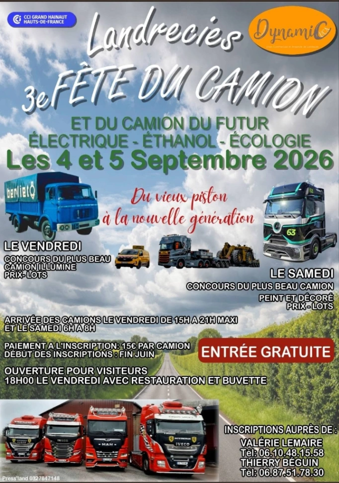 3ème Fête du Camion à Landrecies — Événement
