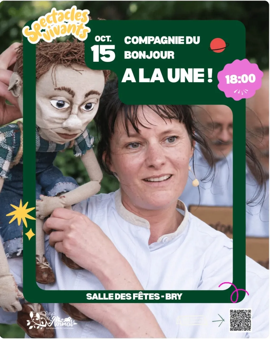 "À la une !" Spectacle de la Compagnie du Bonjour à Bry — Événement