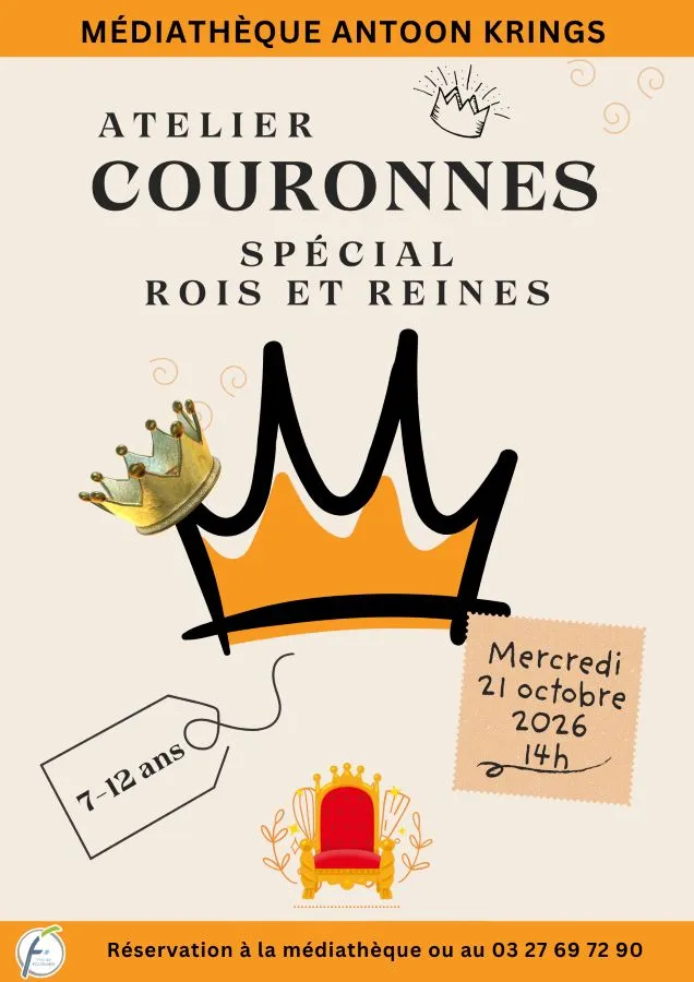 Atelier Couronnes "Spécial Rois et Reines" à Fourmies — Événement