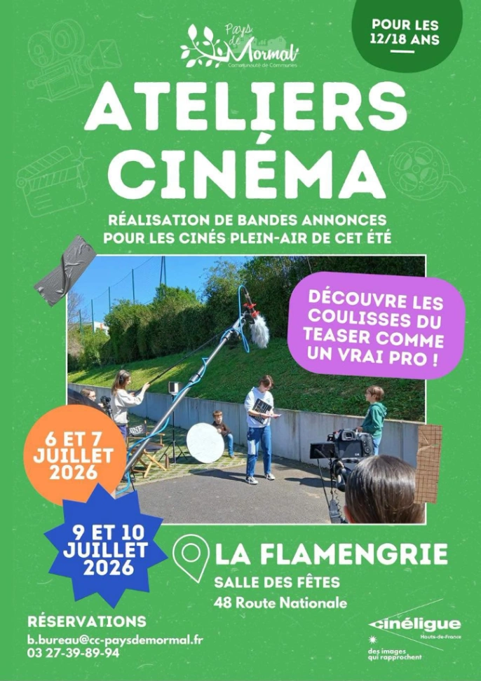 Atelier cinéma à La Flamengrie — Événement