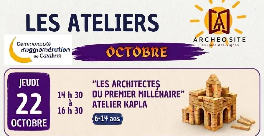 Atelier: Les architectes du premier millénaire aux Rues-des-Vignes — Événement