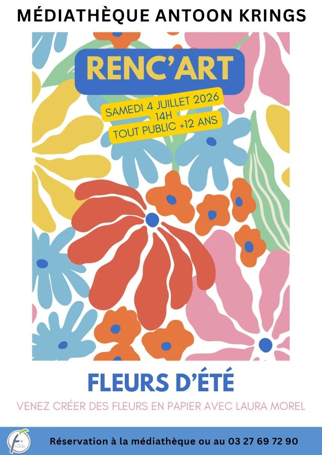 Atelier: Renc'art - Des fleurs de l'été à Fourmies — Événement