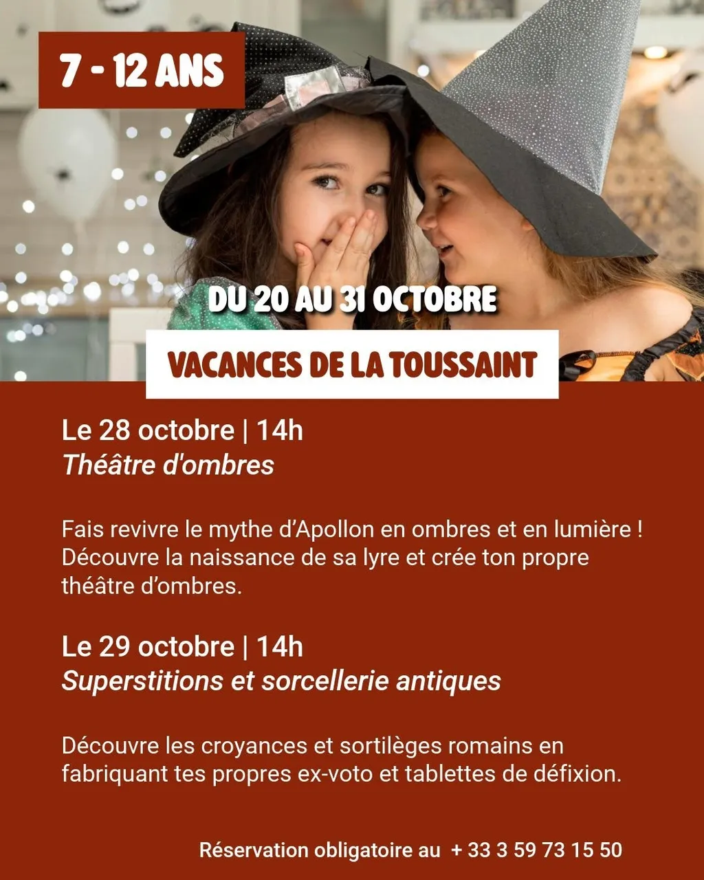 Ateliers vacances : Théâtre d'ombres à Bavay — Événement