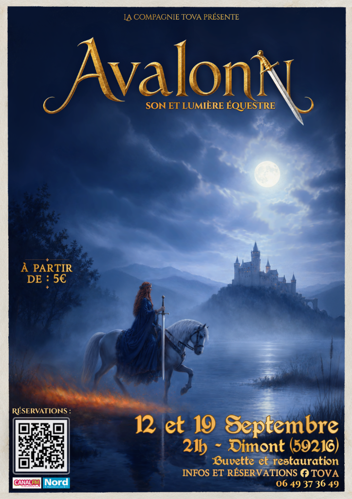 Avalonn, son et lumière équestre à Dimont — Événement