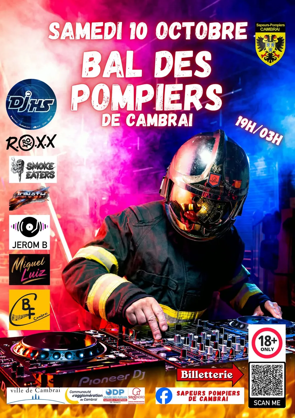 Bal des pompiers à Cambrai — Événement