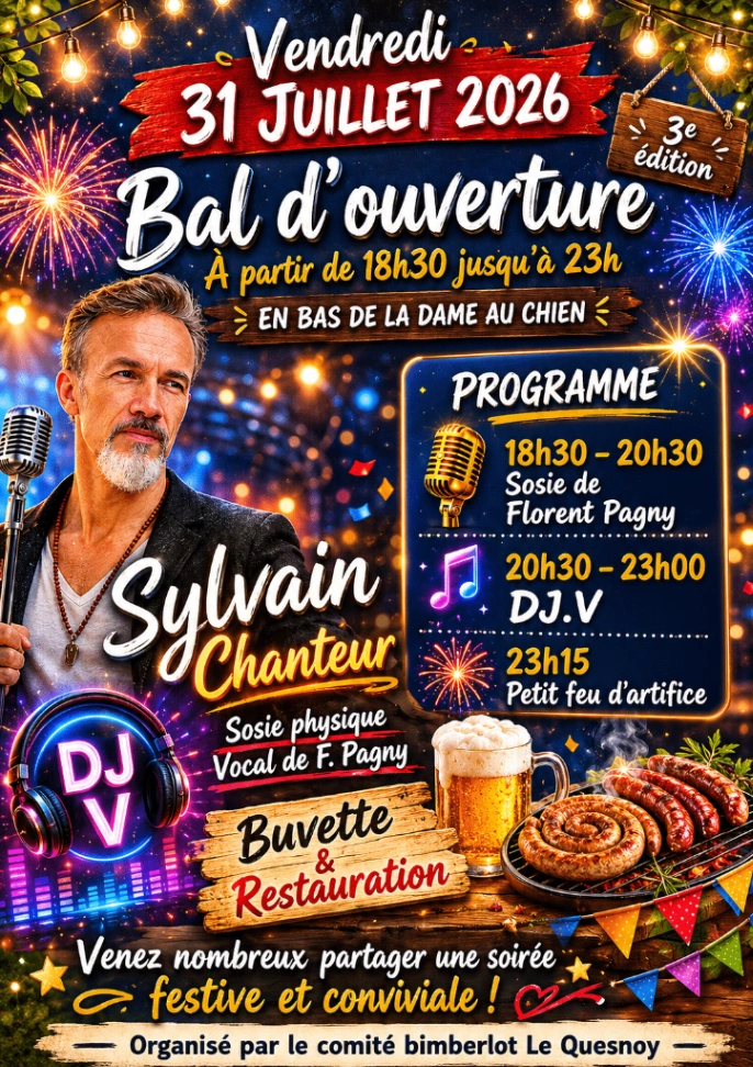 Bal d'ouverture - Fête de Bimberlot au Quesnoy — Événement