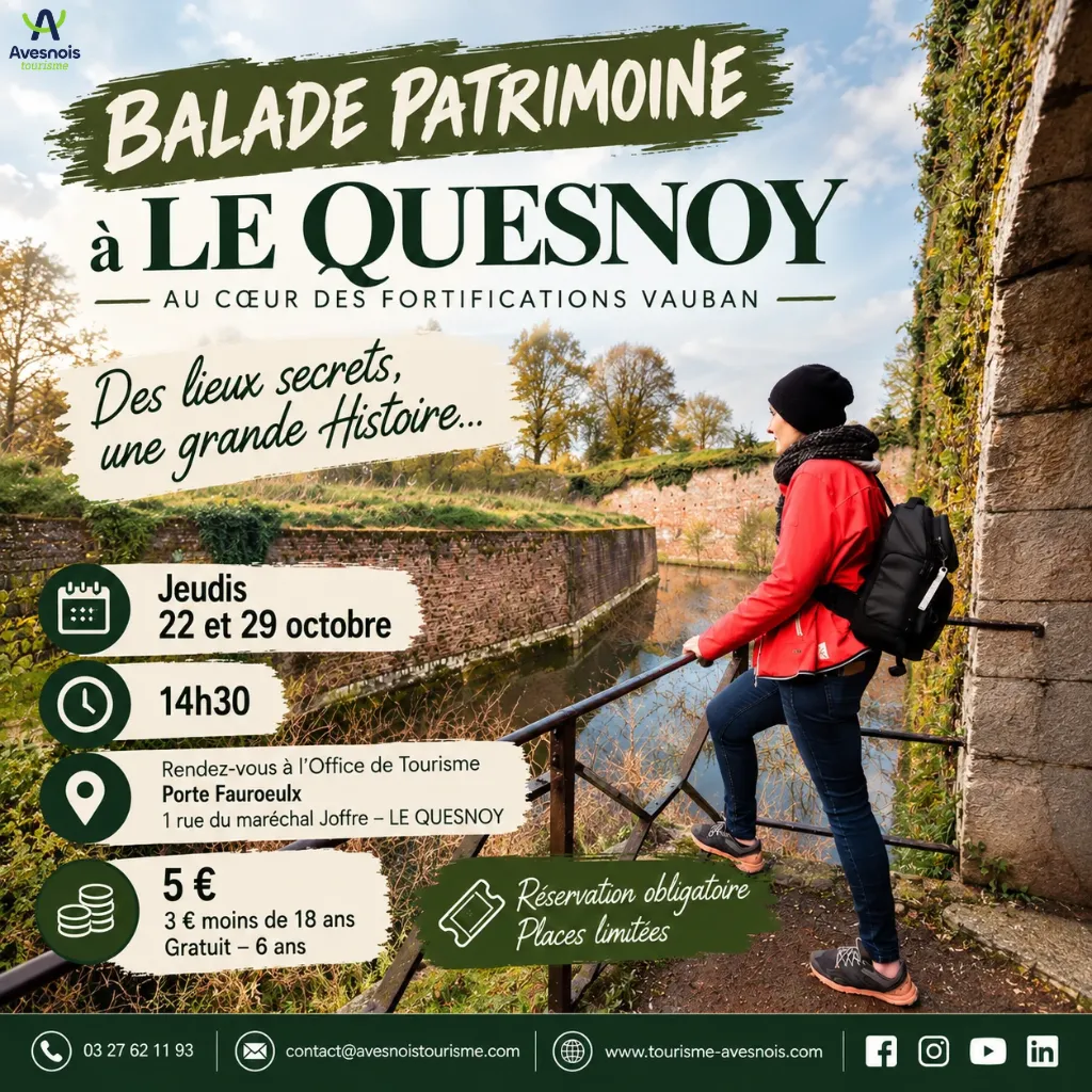 Balade patrimoine au Quesnoy — Événement