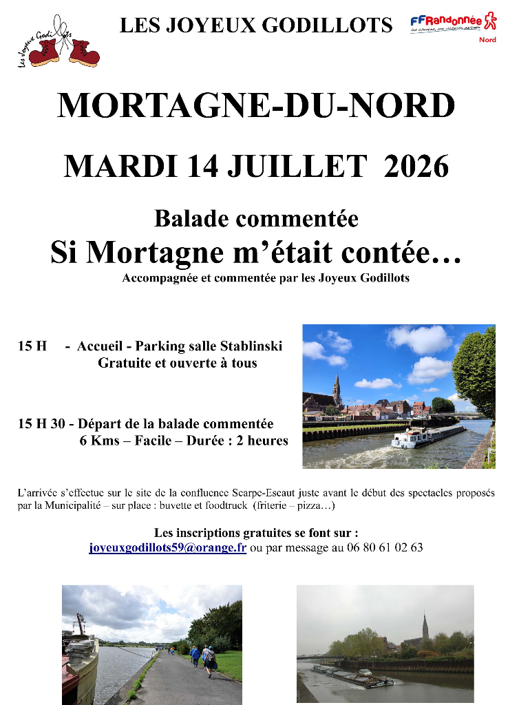 Balade commentée  à Mortagne-du-Nord — Événement