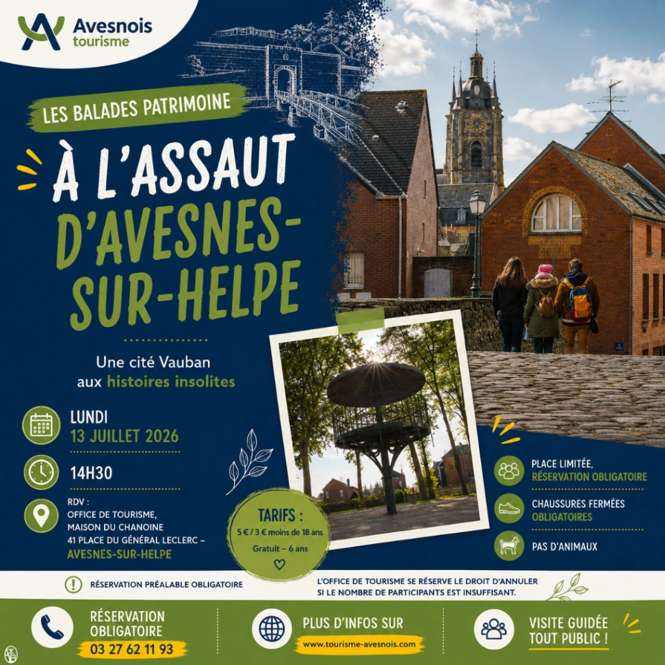 Balade patrimoine: Avesnes-sur-Helpe — Événement