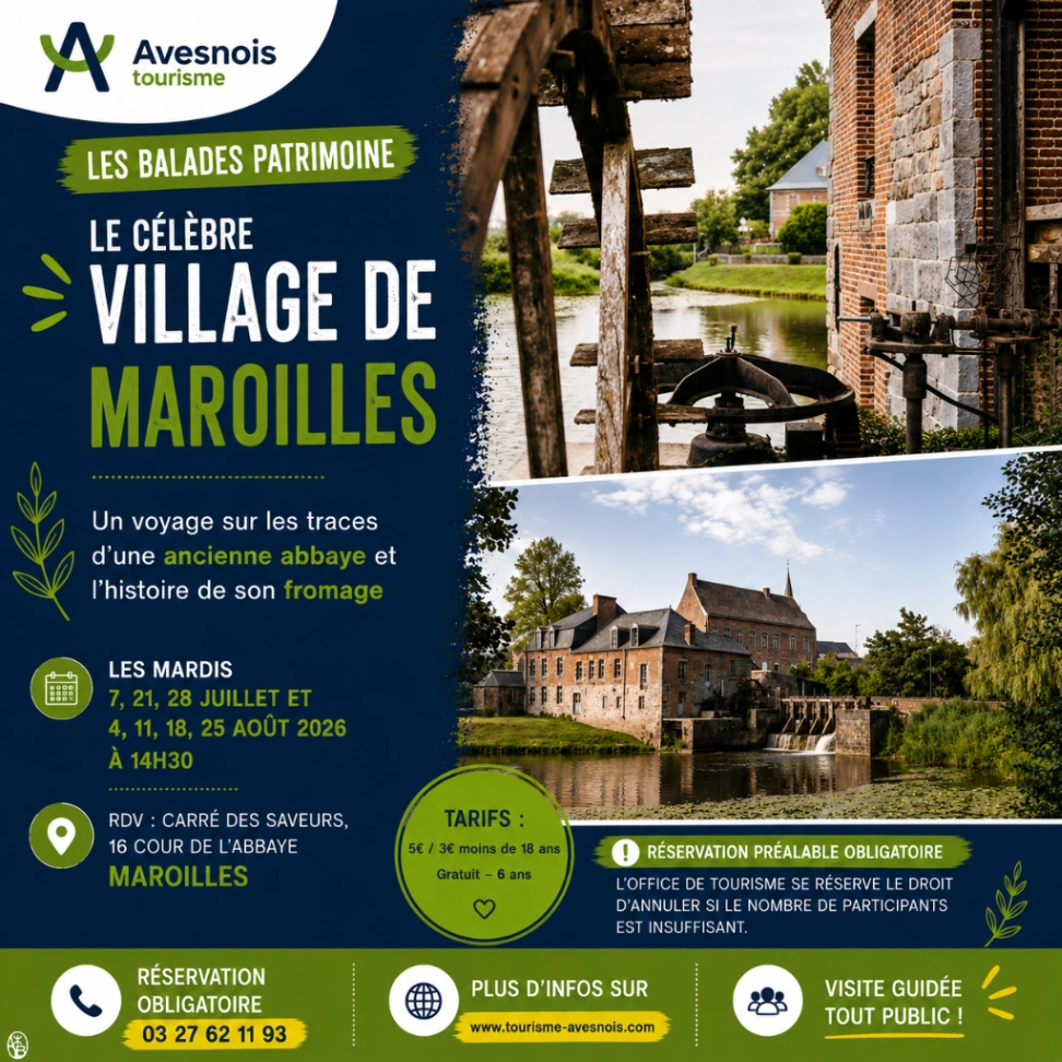 Balade patrimoine: Maroilles — Événement