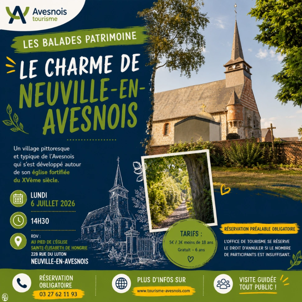 Balades Patrimoine: Neuville-en-Avesnois — Événement