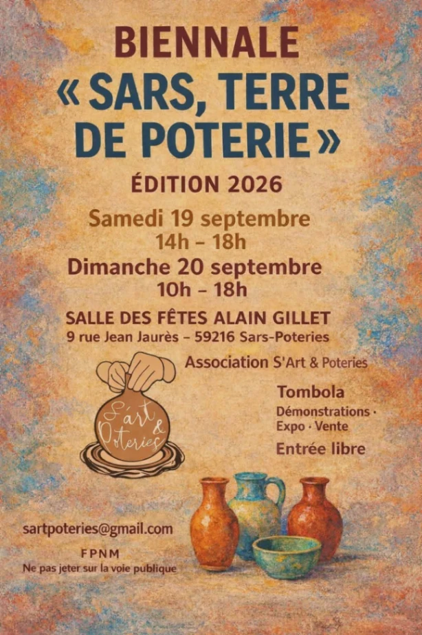 Biennale: Sars, Terre de Poterie à Sars-Poteries — Événement