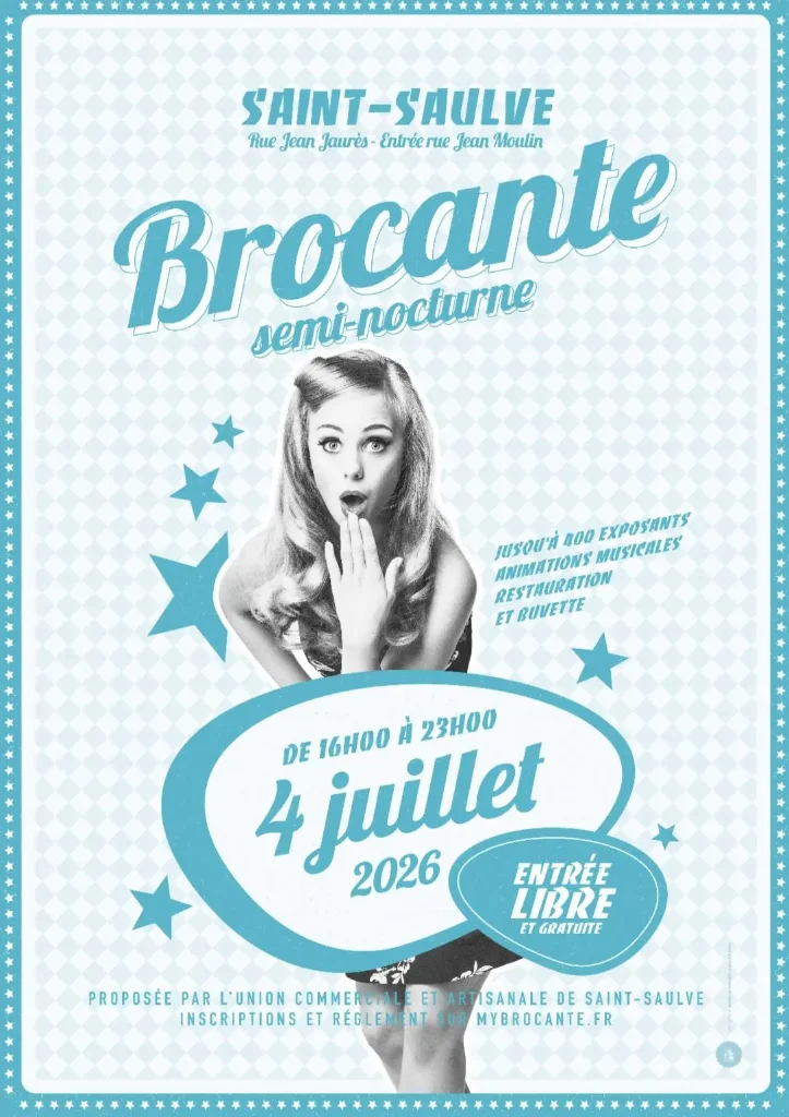 Brocante semi-nocturne à Saint-Saulve — Événement