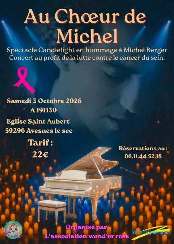 Concert Candlelight: Hommage à Michel Berger à Avesnes-le-Sec — Événement