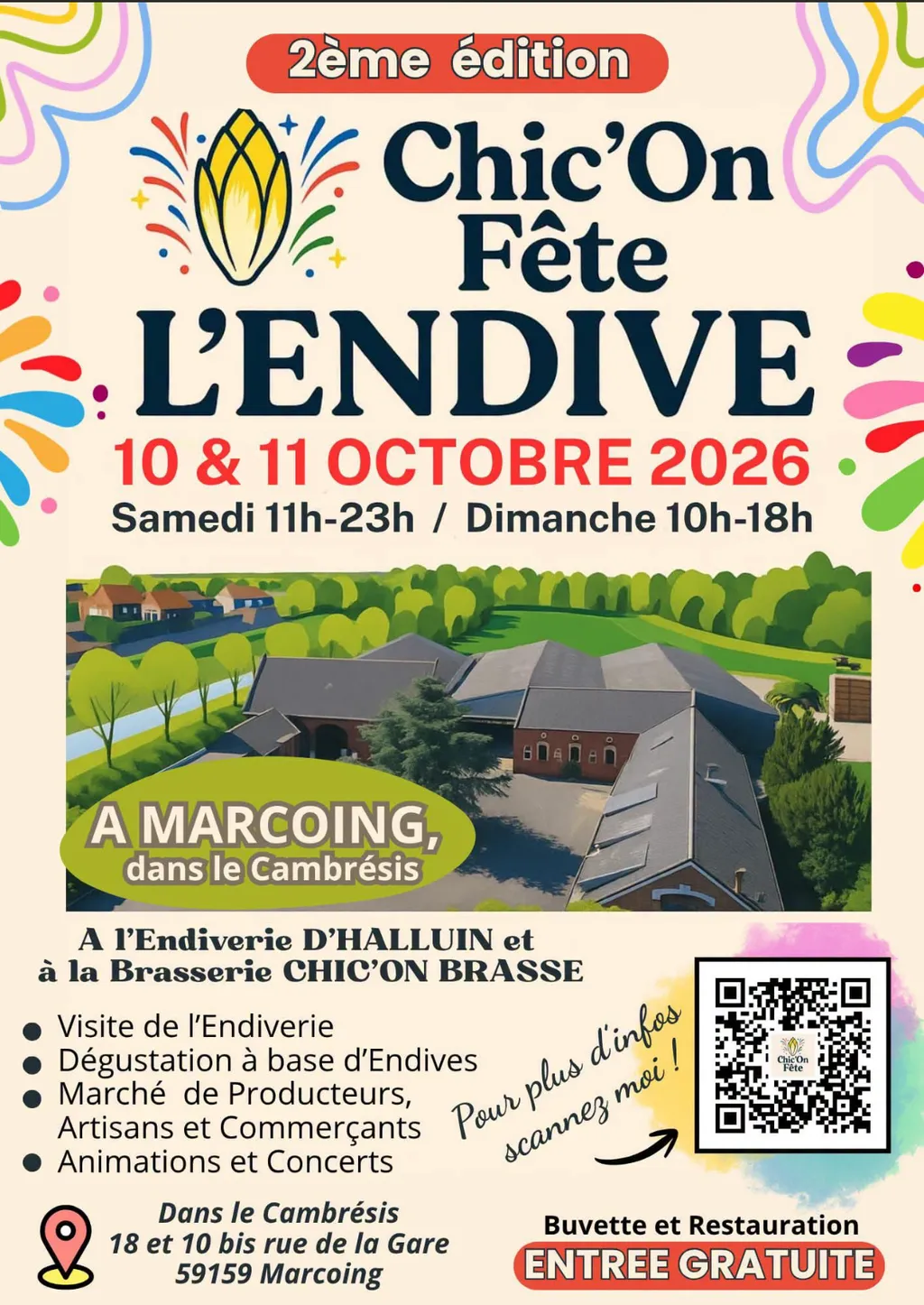 Festival: Chic'On fête l'endive! à Marcoing — Événement