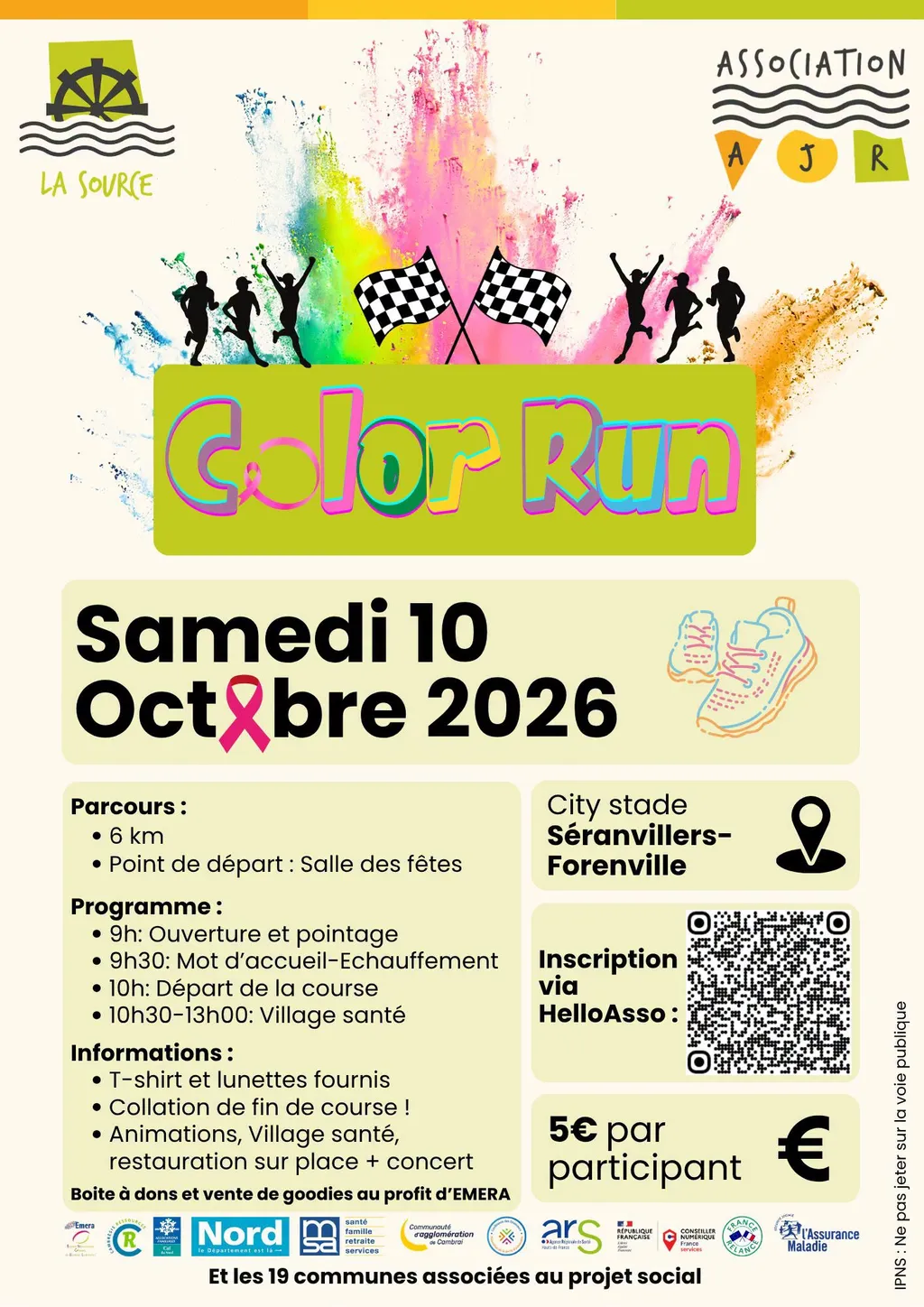 Color run à Séranvillers-Forenville — Événement