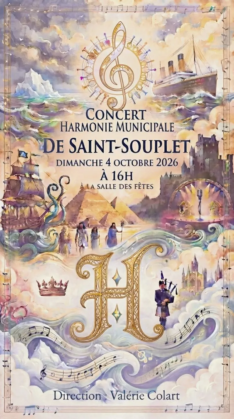 Concert harmonie municipale à Saint-Souplet — Événement
